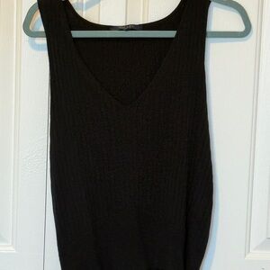 RACHEL Rachel Roy Black Tank Top